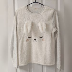 Bunny Rabbit with Floppy Ears Long Sleeve Sweater